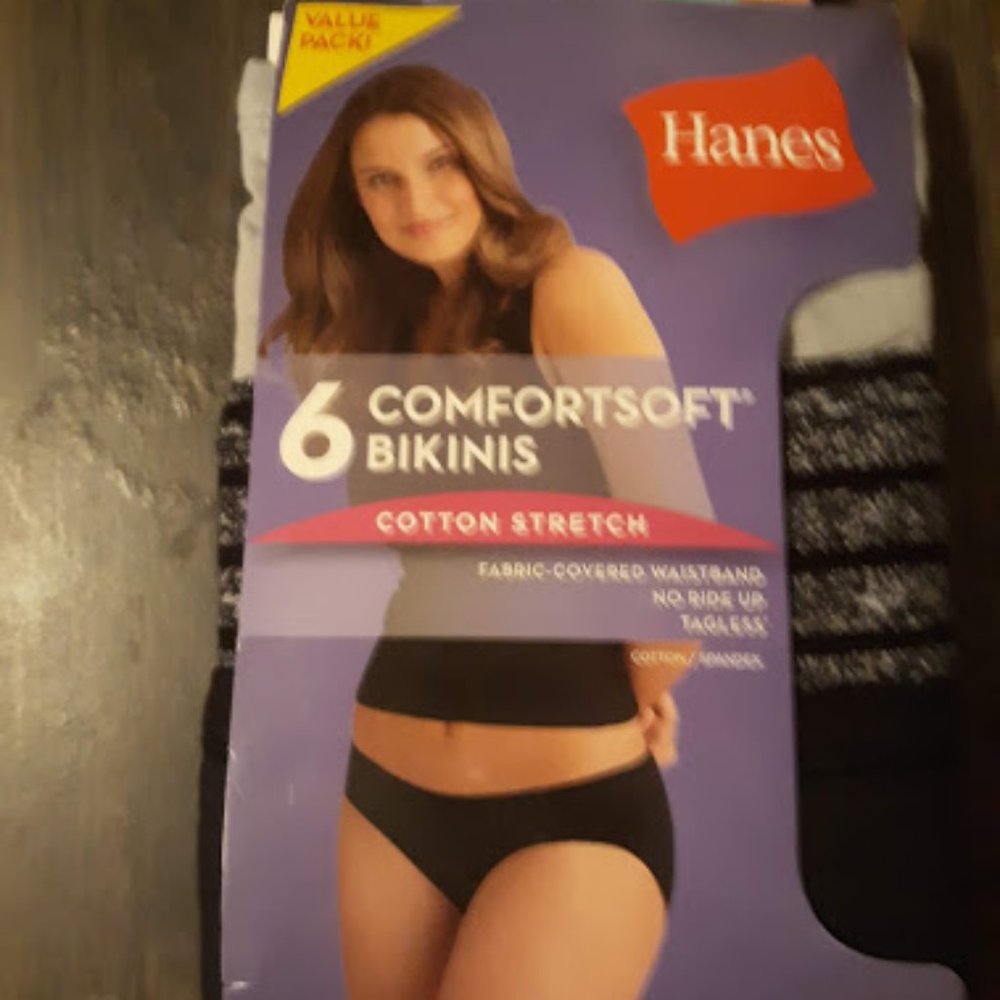 COMFORT SOFT HANES 6 PK MULTI COLOR